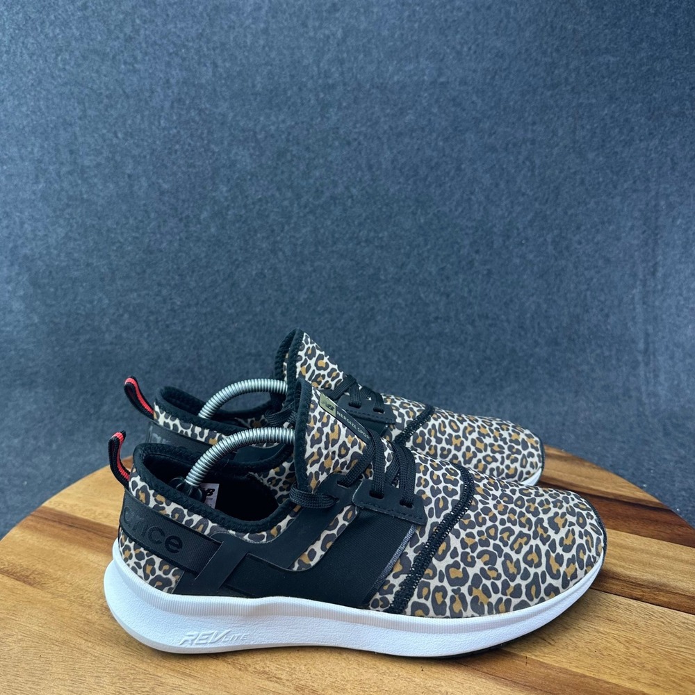 New Balance Nergize Sport V1 Leopard Print Sneakers Athletic Shoes Sz 9B